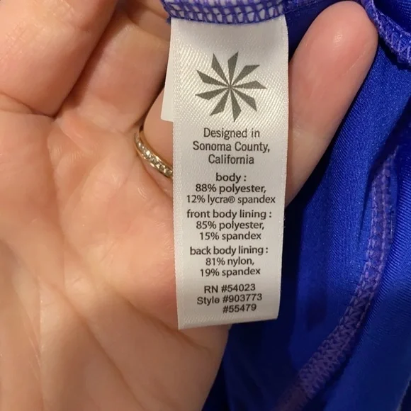 Athleta EUC Blouson Tank With Side Tie - Picture 9 of 11